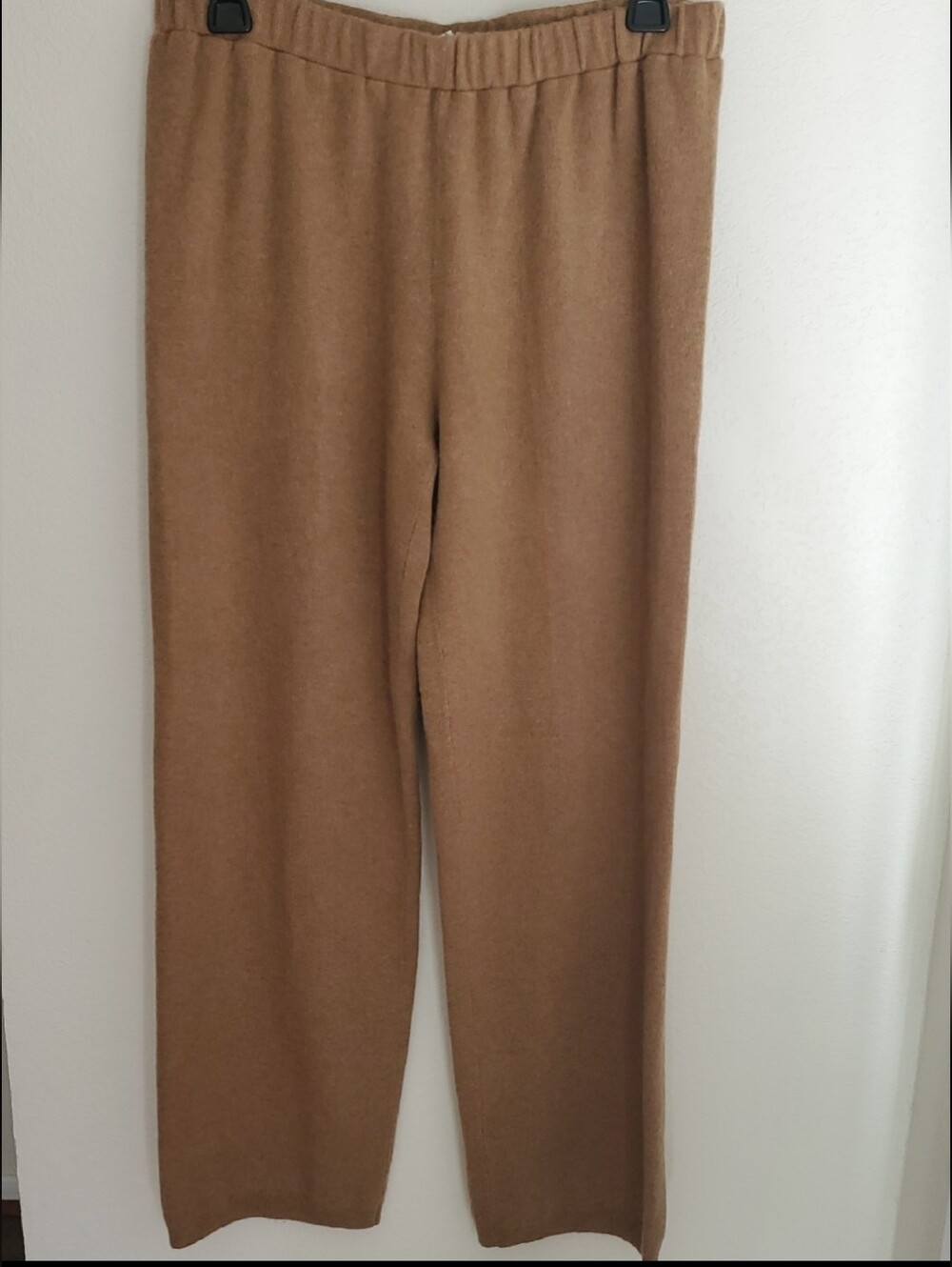 THEODORE 100% Cashmere Knit Pants Soft Luxe Lounge Minimalist Made In Italy S/M